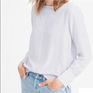 Everlane Silk Boatneck Blouse
